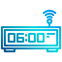 external alarm-smart-home-living-xnimrodx-lineal-gradient-xnimrodx icon