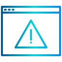 external alert-data-xnimrodx-lineal-gradient-xnimrodx icon