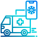 external ambulance-virus-xnimrodx-lineal-gradient-xnimrodx-2 icon