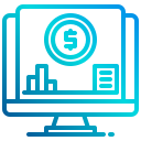 external analysis-finance-xnimrodx-lineal-gradient-xnimrodx icon