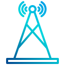 external antenna-5g-xnimrodx-lineal-gradient-xnimrodx icon