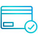 external approve-payment-xnimrodx-lineal-gradient-xnimrodx icon