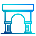 external arch-city-xnimrodx-lineal-gradient-xnimrodx icon