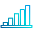 external bar-chart-customer-review-xnimrodx-lineal-gradient-xnimrodx icon