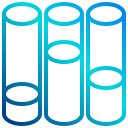 external bar-chart-infographic-and-chart-xnimrodx-lineal-gradient-xnimrodx-3 icon