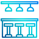 external bar-counter-town-xnimrodx-lineal-gradient-xnimrodx icon