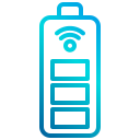 external battery-smart-home-living-xnimrodx-lineal-gradient-xnimrodx icon