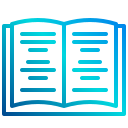 external book-education-xnimrodx-lineal-gradient-xnimrodx-4 icon