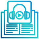 external book-online-learning-xnimrodx-lineal-gradient-xnimrodx icon