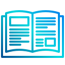 external book-retirement-xnimrodx-lineal-gradient-xnimrodx icon