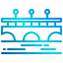 external bridge-city-xnimrodx-lineal-gradient-xnimrodx icon