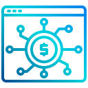 external browser-fintech-xnimrodx-lineal-gradient-xnimrodx icon