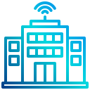 external building-5g-xnimrodx-lineal-gradient-xnimrodx icon