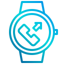 external call-smartwatch-xnimrodx-lineal-gradient-xnimrodx icon