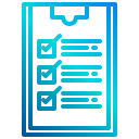 external checklist-design-tools-xnimrodx-lineal-gradient-xnimrodx icon