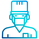 external chef-mask-avatar-xnimrodx-lineal-gradient-xnimrodx icon