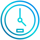 external clock-freelancer-xnimrodx-lineal-gradient-xnimrodx icon