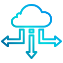 external cloud-data-backup-xnimrodx-lineal-gradient-xnimrodx icon