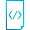 external code-website-development-xnimrodx-lineal-gradient-xnimrodx-2 icon