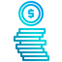 external coin-financial-xnimrodx-lineal-gradient-xnimrodx icon