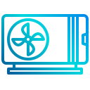 external cooling-computer-xnimrodx-lineal-gradient-xnimrodx icon