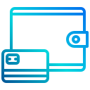 external credit-card-financial-xnimrodx-lineal-gradient-xnimrodx icon