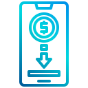 external smartphone-payment-xnimrodx-lineal-gradient-xnimrodx icon