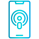 external smartphone-podcast-xnimrodx-lineal-gradient-xnimrodx-2 icon