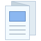 folded booklet icon