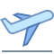 airplane take-off icon