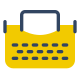 typewriter with-paper icon