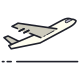 airplane take-off icon