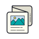 folded booklet icon