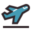 airplane take-off icon