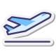 airplane take-off icon