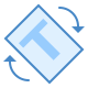 auto rotate-based-on-text icon